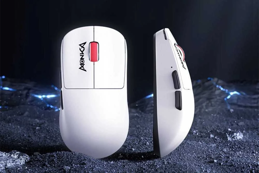 Pelė Marvo Belaid. pel. Monka Prime G997W baltas