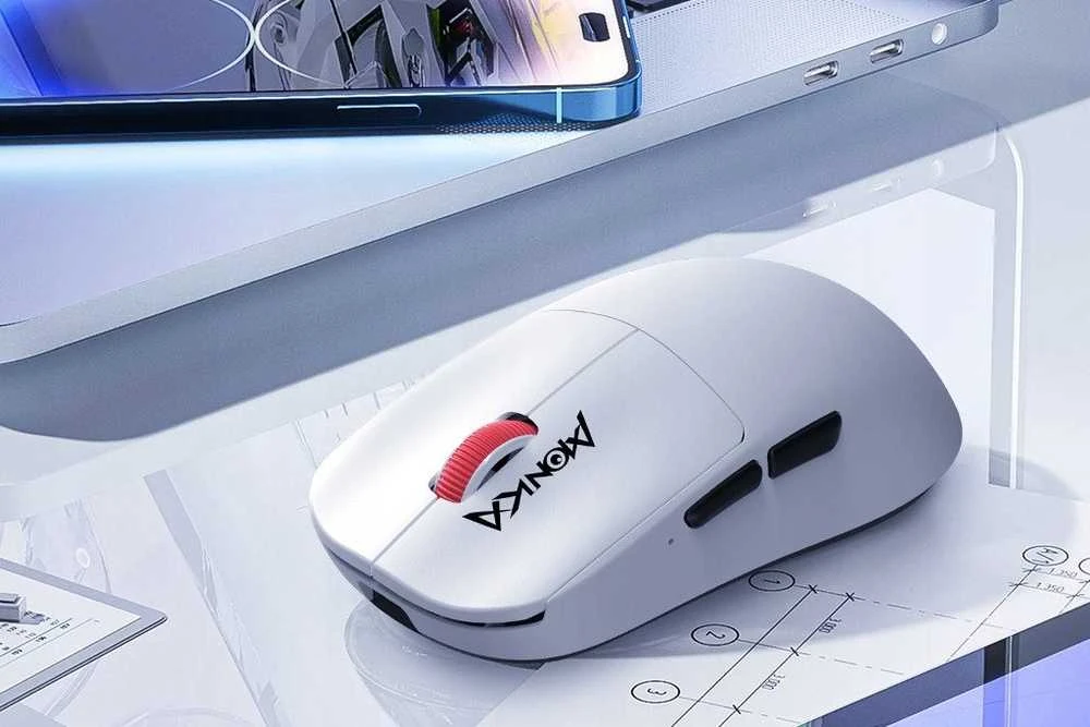 Pelė Marvo Belaid. pel. Monka Prime G997W baltas