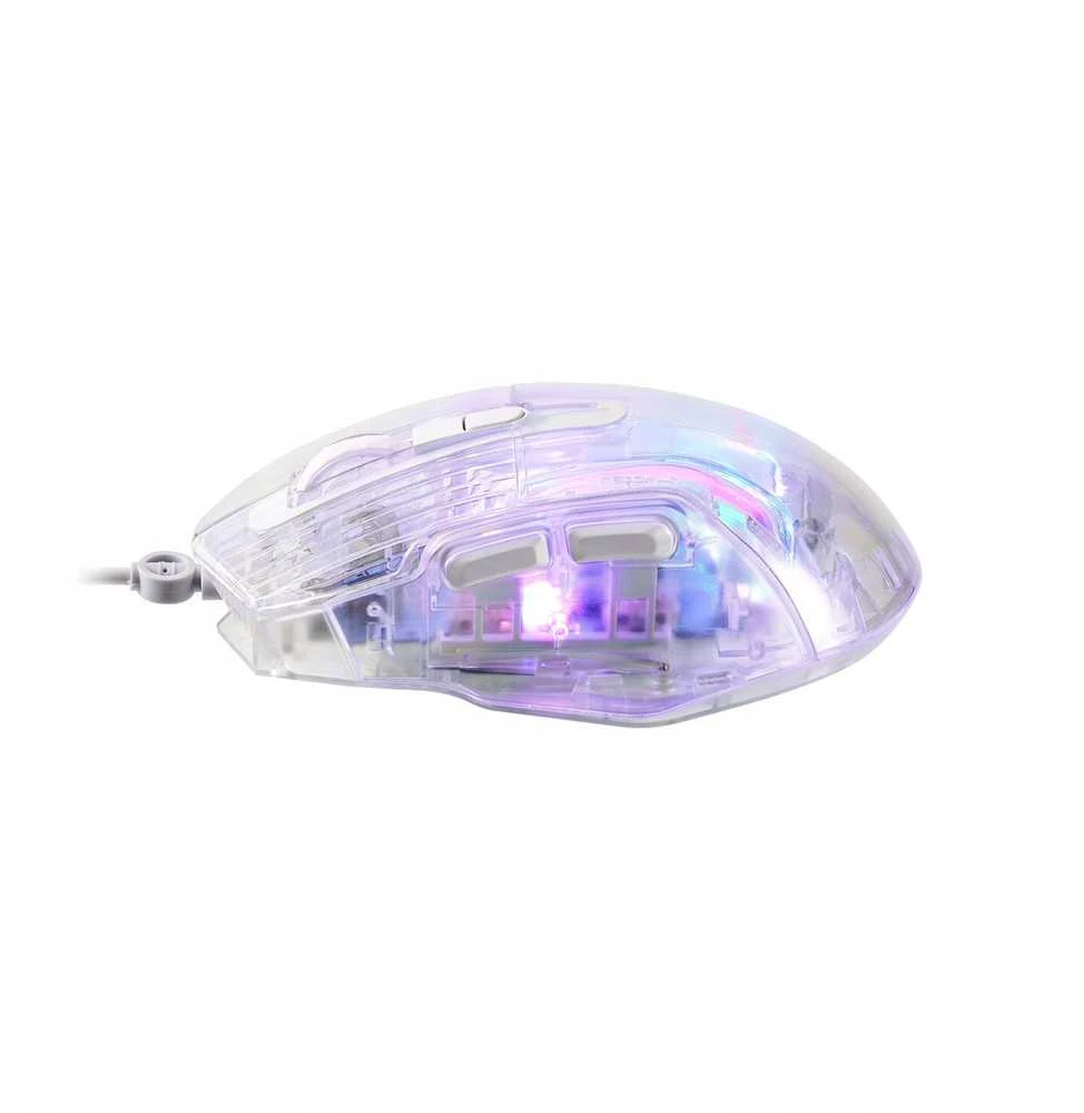 Marvo M413 permatoma RGB pelė su laidu | 7200 DPI