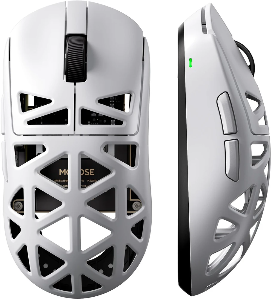 Bevielė Žaidimų Pelė MCHOSE A7X Ultra Magnesium Alloy (Balta)
