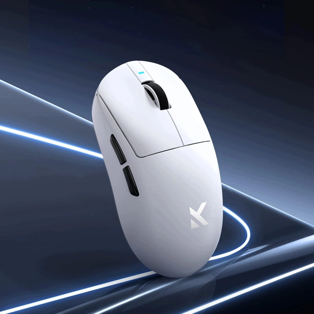 MCHOSE A7 V2 Ultra Wireless Belaidė Žaidimų Pelė | Baltas