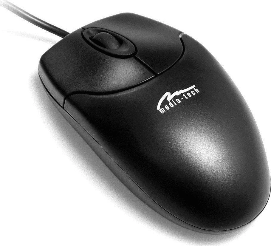 Optinė pelė su laidu Media-Tech MT1075K-PS2, Juodos spalvos