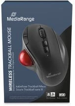 „MediaRange MROS263“ pelė, dešinė, USB C tipo, rutulinis valdiklis, 2400 DPI