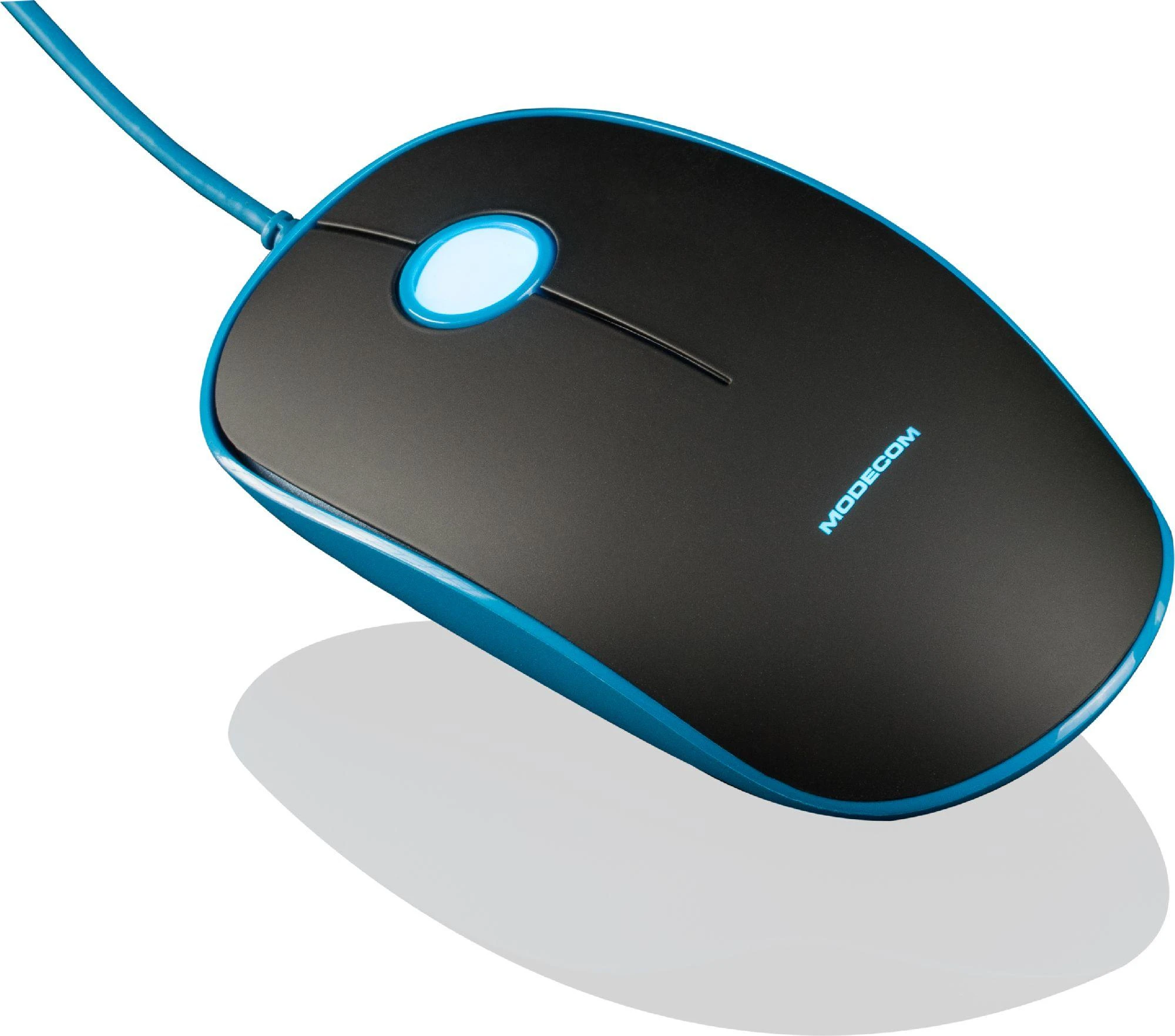 MODECOM MC-M111 juoda su laidu optinė pelė | 1600 DPI