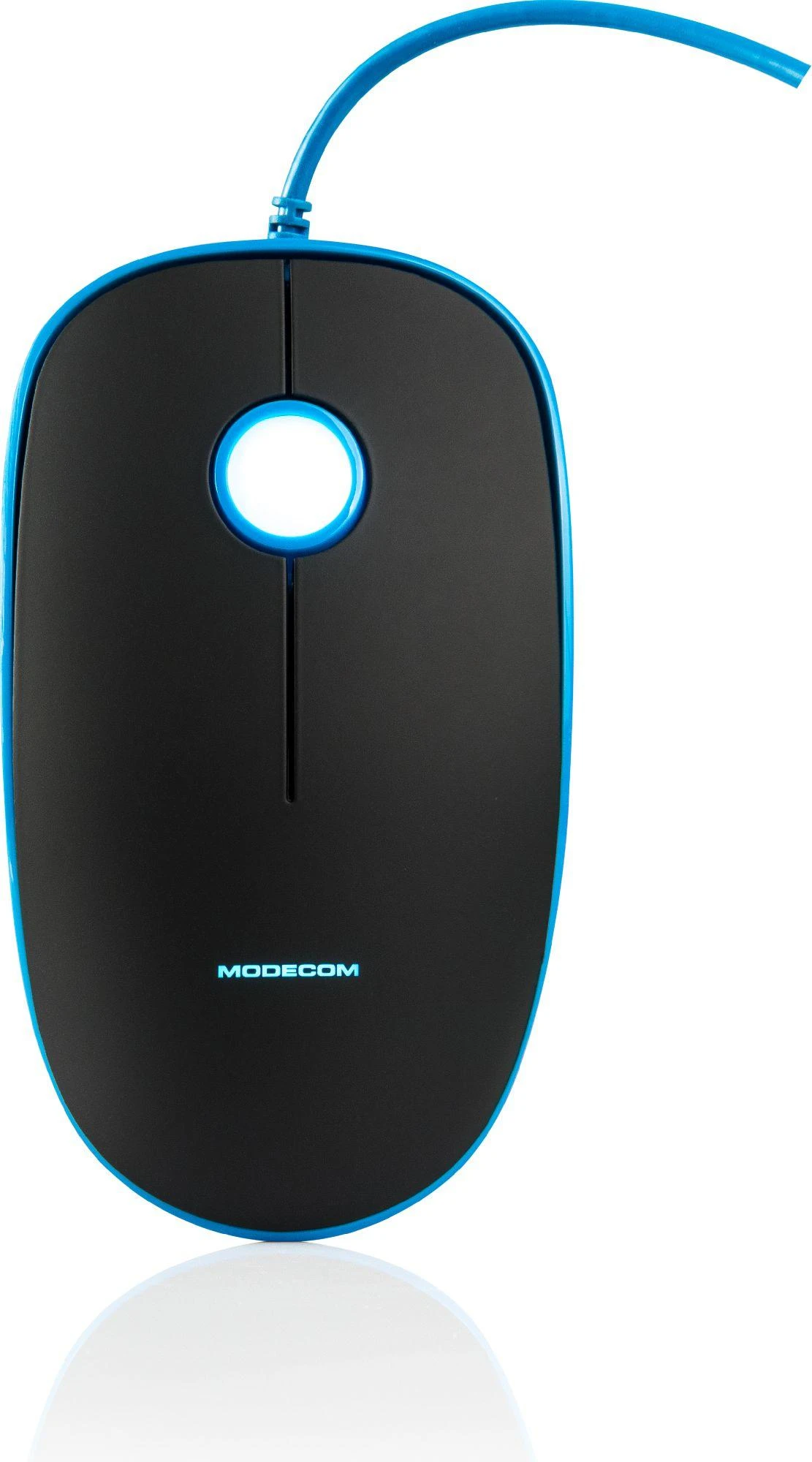 MODECOM MC-M111 juoda su laidu optinė pelė | 1600 DPI