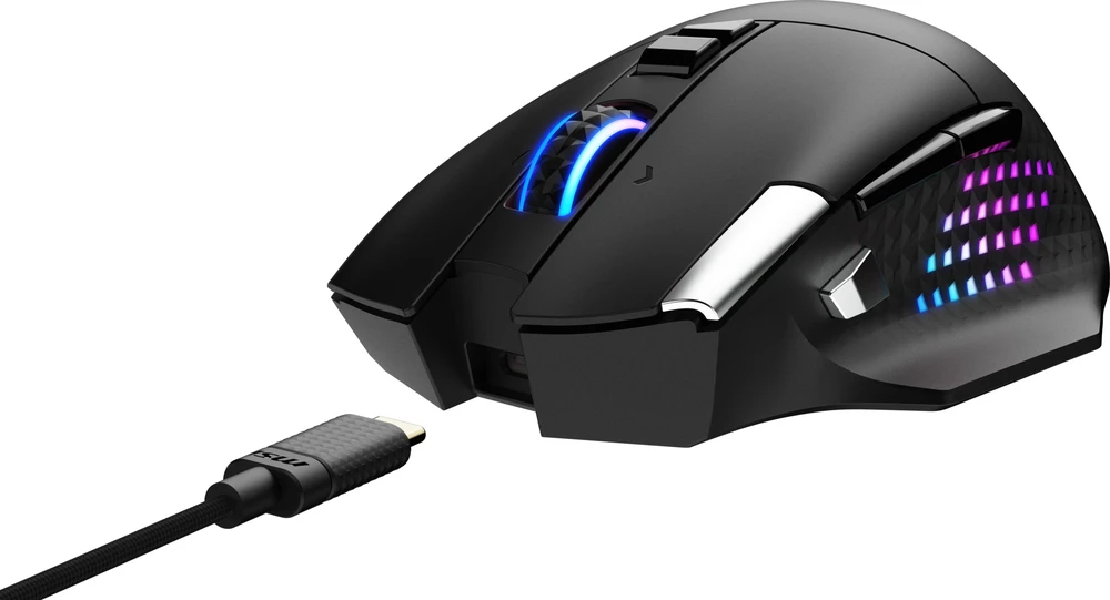 MSI VERSA PRO WIRELESS plus Pelė DOCK PRO | Wireless | 2.4 GHz, Bluetooth, USB 2.0