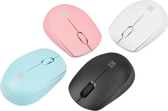 Belaidis Pelė - NATEC Stork Optinė 1600 DPI Ambidextrinė Balta