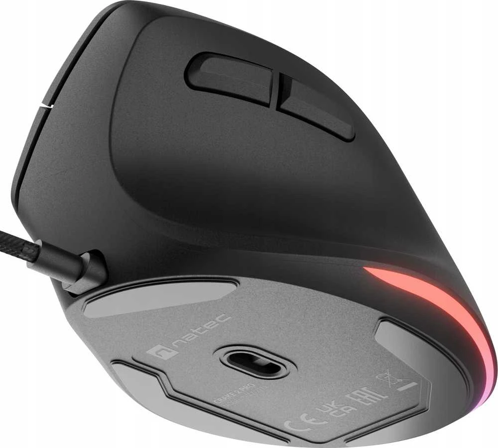 NATEC Crake 2 Pro pelė Universal dešinei rankai USB Type-A Optinė 12800 DPI