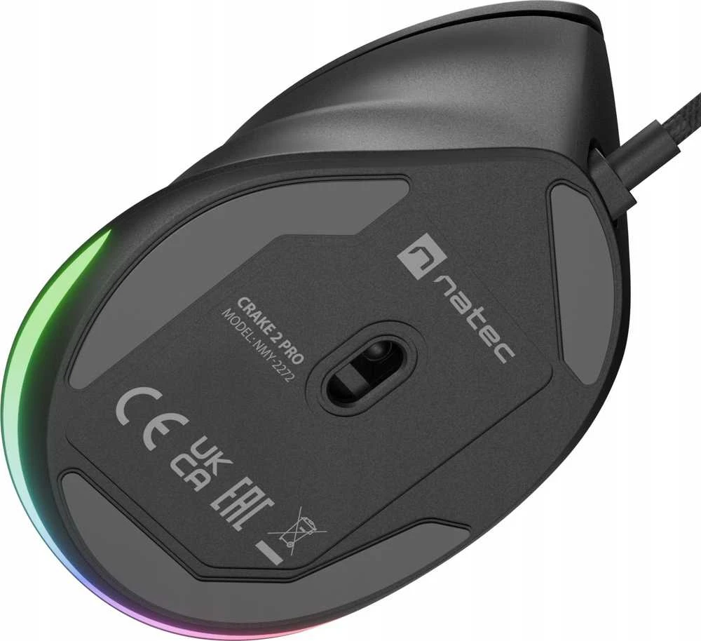 NATEC Crake 2 Pro pelė Universal dešinei rankai USB Type-A Optinė 12800 DPI