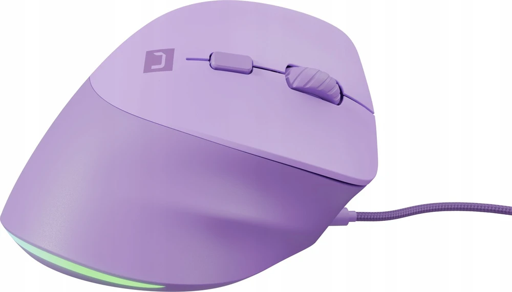 Vertikali pelė Natec Crake 2 su laidu violetinė