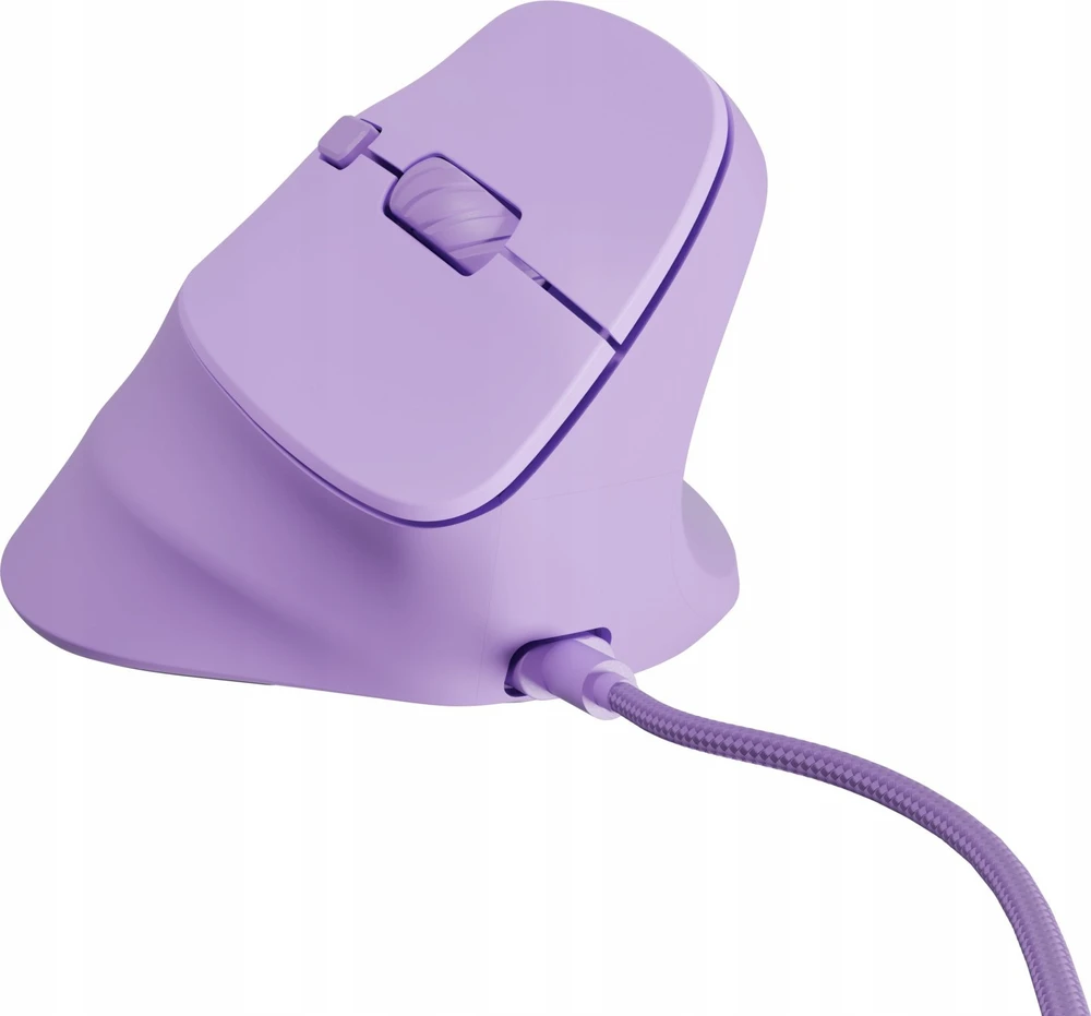 Vertikali pelė Natec Crake 2 su laidu violetinė
