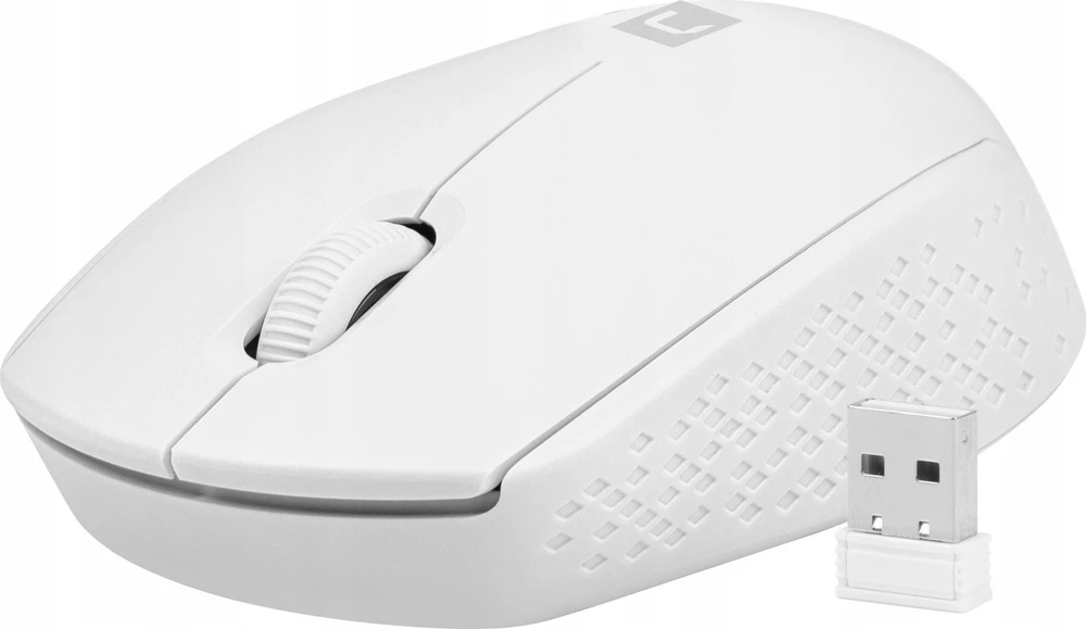 Belaidis Pelė - NATEC Stork Optinė 1600 DPI Ambidextrinė Balta