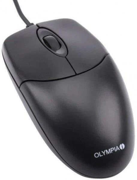 Pelė Olympia Pelė CB 150 su laidu 3-przyciskowa juoda