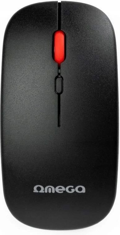 Pelė OMEGA OM301 belaidė (RECHARGEABLE USB-C) juodos spalvos
