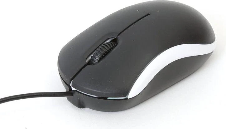 Pelė OMEGA OM-07 3D su laidu, baltos-juodos spalvos