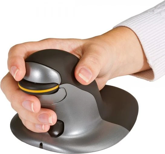 Vertikali belaidė pelė FELLOWES PENGUIN, vidutinė