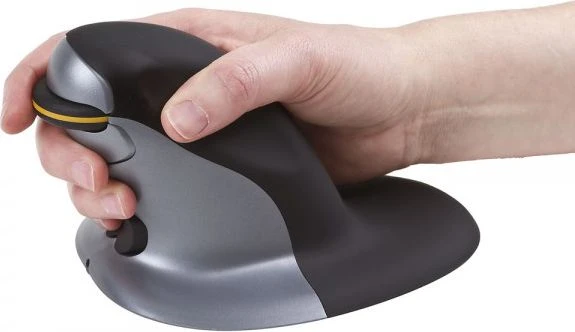 Vertikali belaidė pelė FELLOWES PENGUIN, vidutinė
