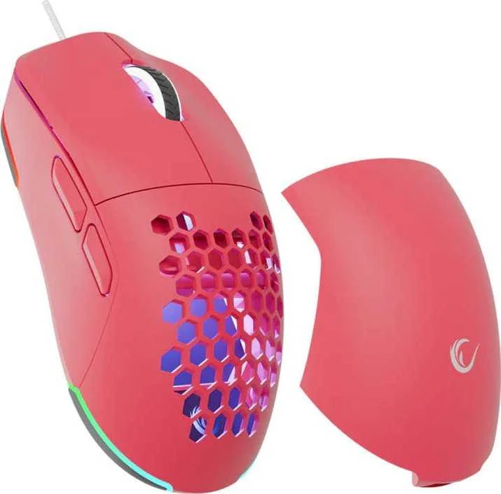 Pelė Rampage BLINK USB | 12800 DPI | RGB | optinis jutiklis | rožinė