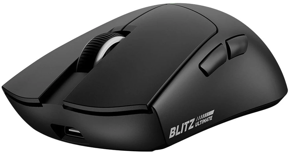 Pelė Myszka žaidimams Rampage Blitz Ultimate belaidė 30000 dpi optinė juoda