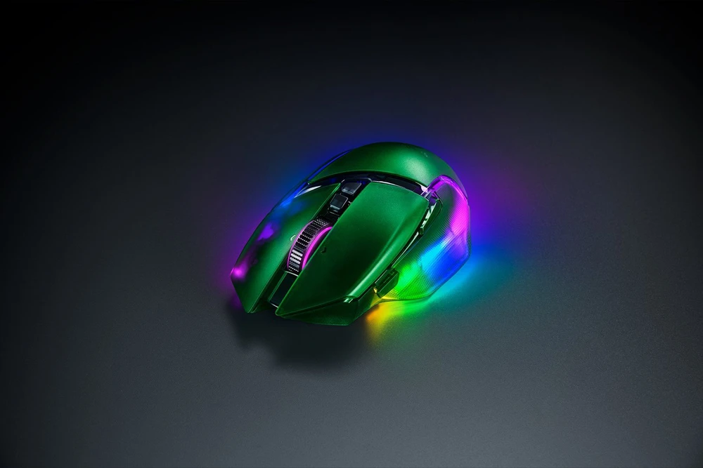 Pelė Myszka žaidimams Razer Basilisk V3 (35K) belaidė 35000 dpi optinė žalia