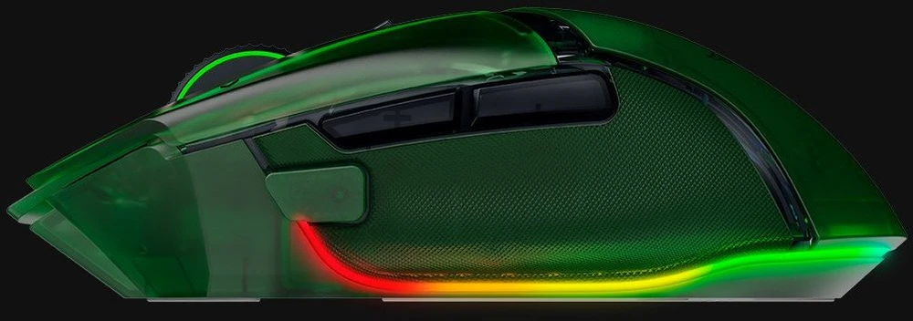 Pelė Myszka žaidimams Razer Basilisk V3 (35K) belaidė 35000 dpi optinė žalia