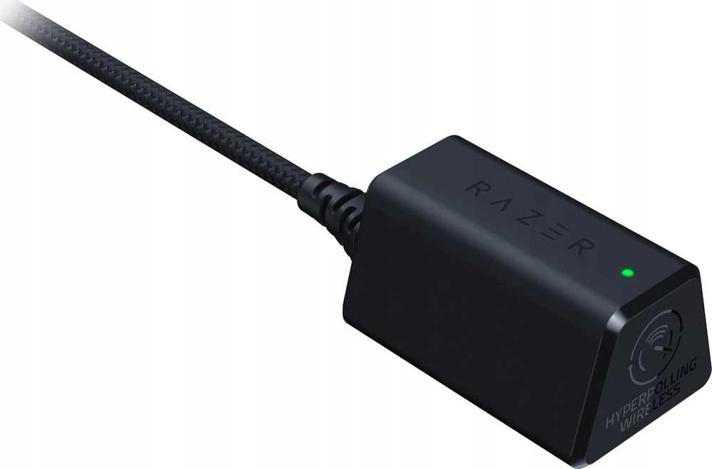 Pelė Myszka žaidimams Razer DeathAdder V3 Pro + HyperPolling Dongle belaidė 30000 dpi optinė juoda