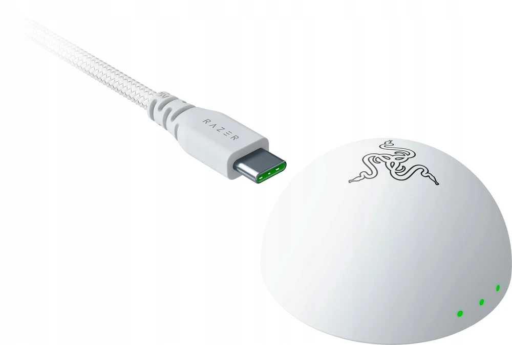 RAZER DeathAdder V4 Pro balta belaidė žaidimų optinė pelė | 45000 DPI