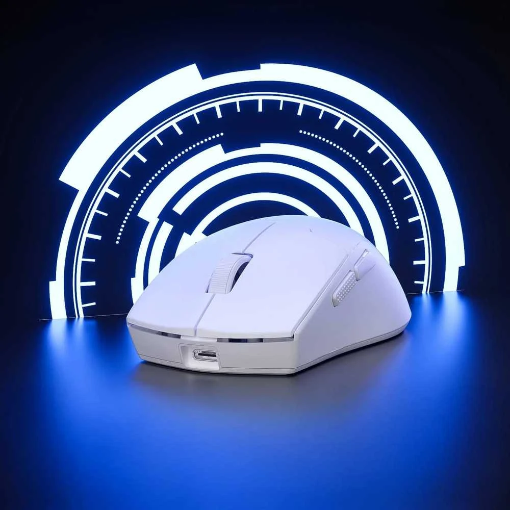 Pelė Myszka žaidimams Redragon M918W - K1NG PRO MAX belaidė 26000 dpi optinė balta