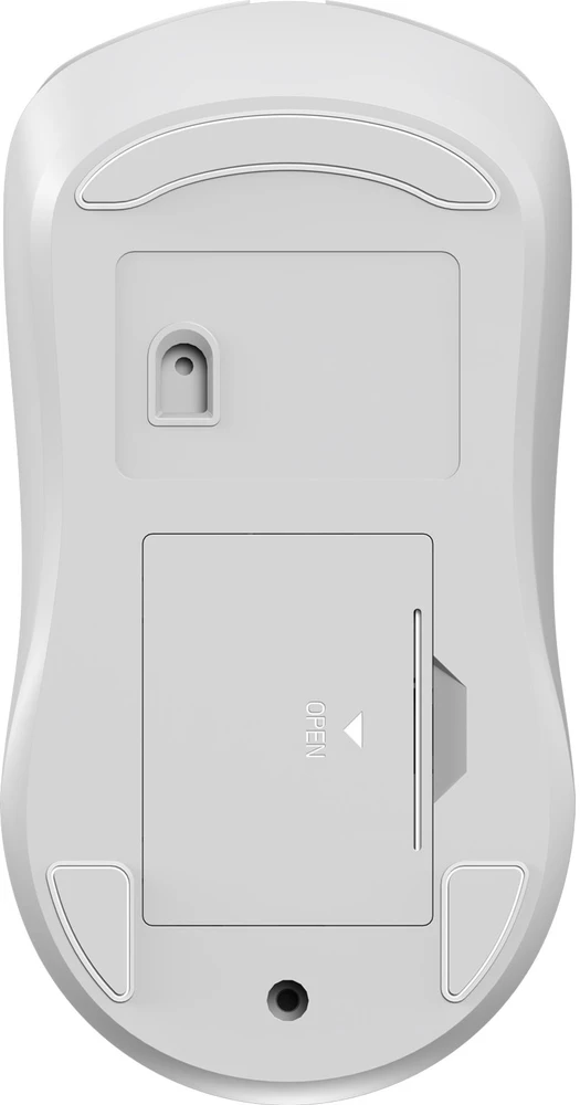 Sandberg 331-05 belaidė pelė, taupanti energiją, balta, kairė ir dešinė, USB-A adapteris