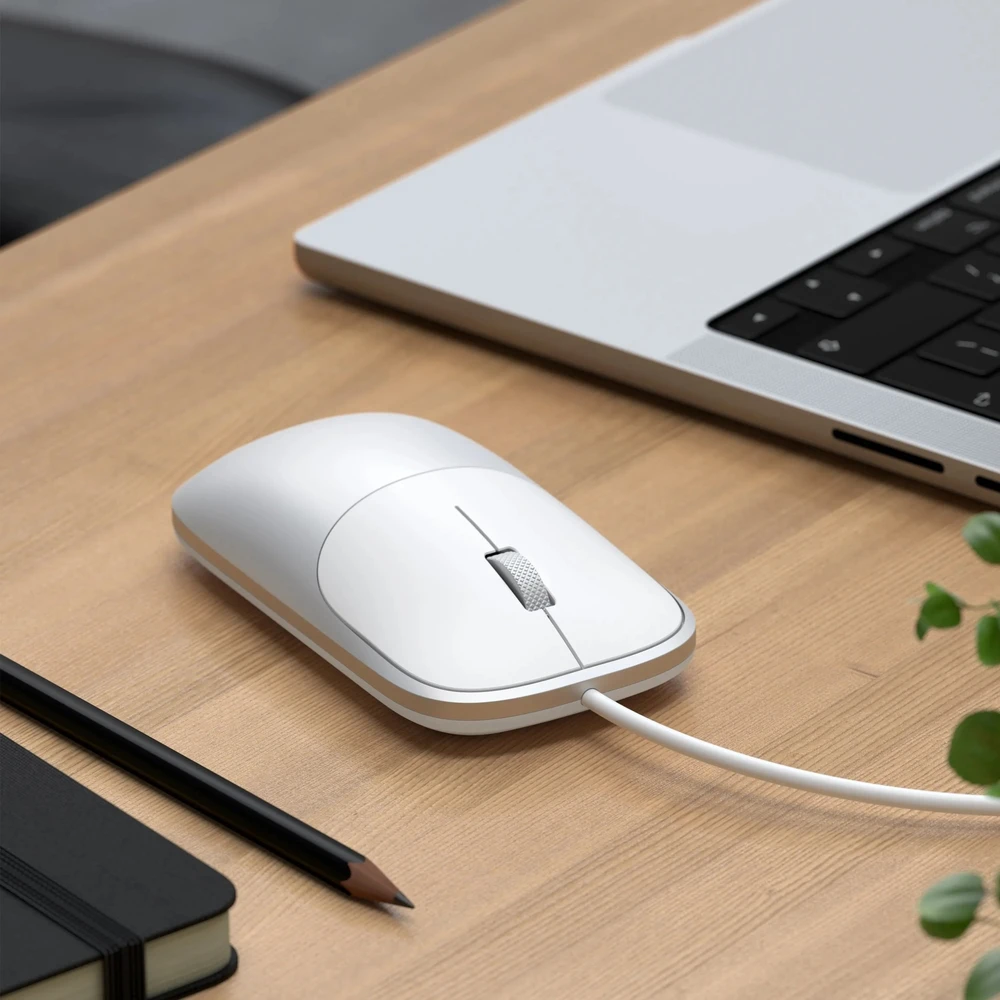 Pelė Satechi Satechi Slim LX Pelė su laidu - pelė optinė USB-A/USB-C (sidabrinis)