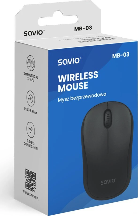 "Savio" belaidė kompiuterinė pelė MB-03