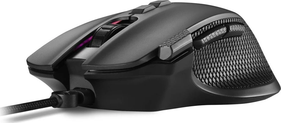 Sharkoon Pelė Shark Force 3 Optisch 8 Tasten 12.800DPI schw