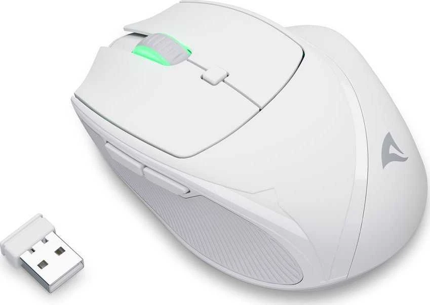 Sharkoon OfficePal M25W, pelė - baltas