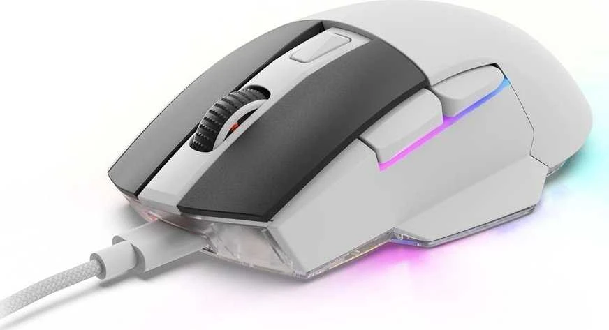 Sharkoon Pelė Shark SGM50W Optisch 6 mygtukai 6.400 DPI wei