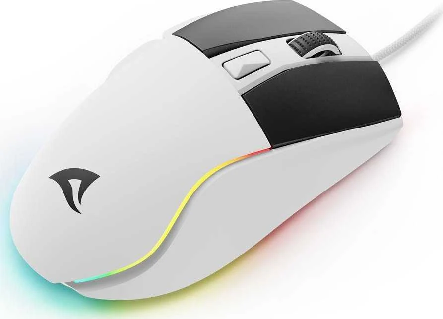 Sharkoon Pelė Shark SGM35 Optisch 6 mygtukai 6.400 DPI wei