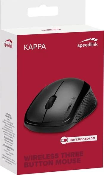 Speedlink pelė Kappa Wireless, juoda (SL-630011-BK)