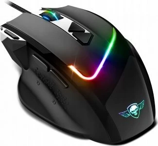 Spirit Of Gamer Pro Series Pelė žaidimams PRO-M3 RGB + Pelė kilimėlis Juodas