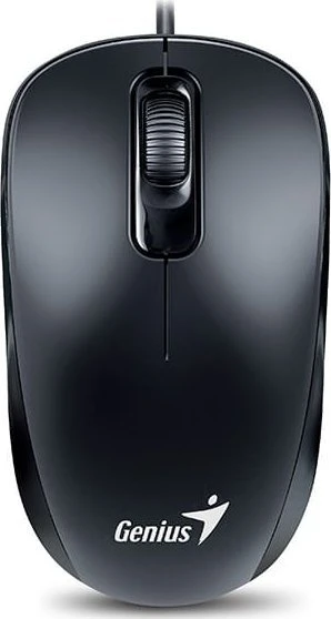 Genius DX-110 Pelė su laidu, juoda, 1200DPI, USB-C