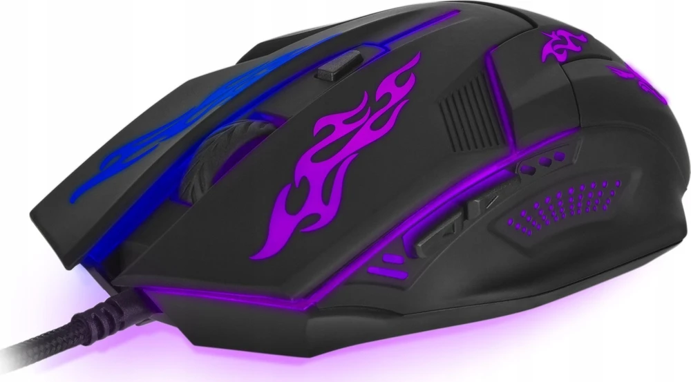 Sven žaidimų pelė RX G720 USB (tyli, 5+1 jungtys, 1200 3200 DPI, „SoftTouch“, foninis apšvietimas)
