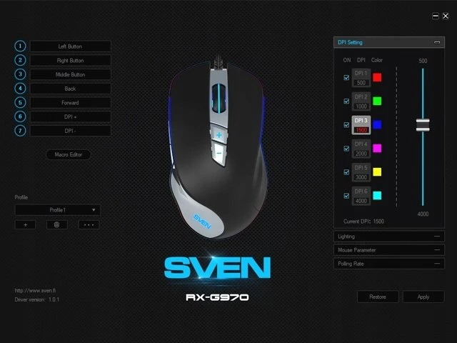 Sven RX-G970 pelė