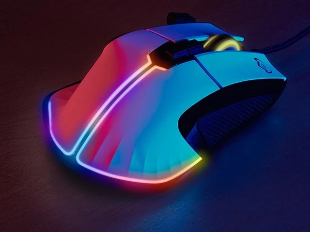 Sven Pelė žaidimams RX G990 (8+1bt. 200 12400 DPI, SW, RGB backlight, gaming gb)