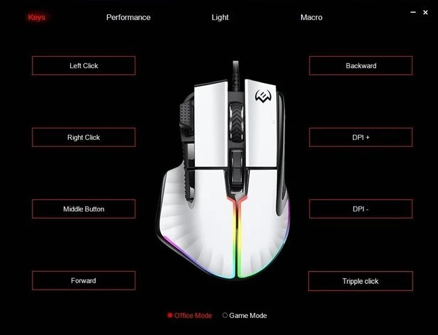Sven Pelė žaidimams RX G990 (8+1bt. 200 12400 DPI, SW, RGB backlight, gaming gb)