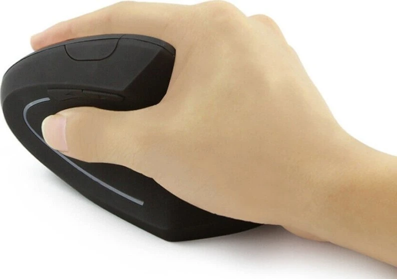 Techly Belaidė pelė 2.4GHz RF USB vertikali 1600dpi optinė