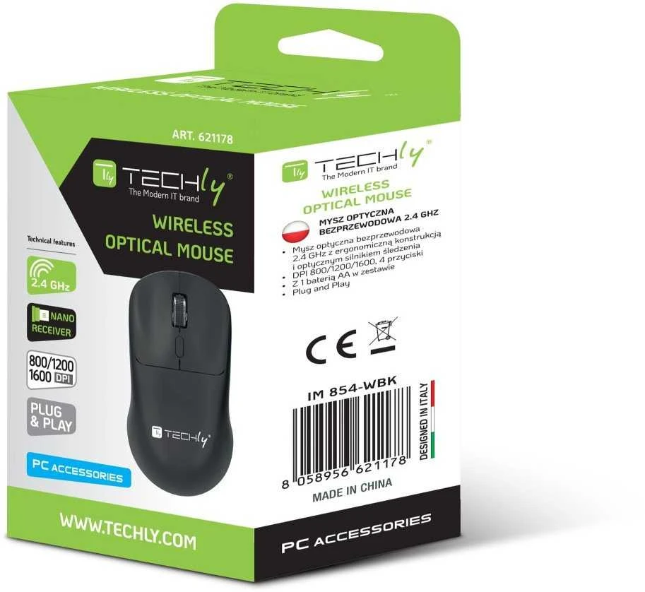 Pelė Techly IM 854-WBK (TLY_621178)
