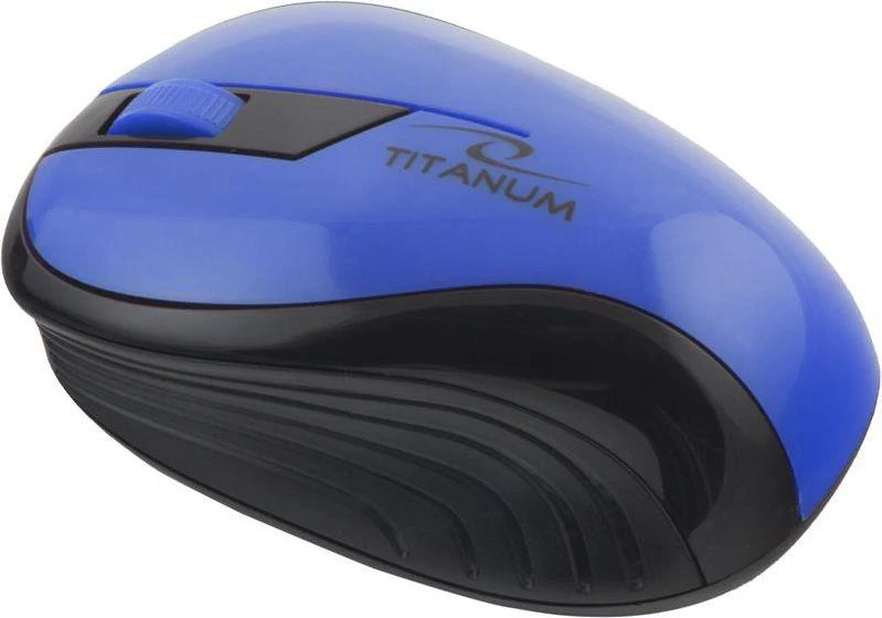 Titanum Belaidė pelė Esperanza TM114B, mėlynai juoda