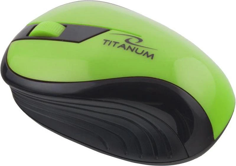 Belaidė pelė Titanum TM114G, žalia