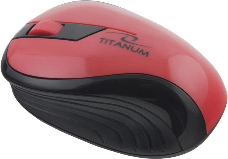 ESPERANZA TITANUM RAINBOW Optinė belaidė pelė 3D 2.4 GHz 1000 DPI 3D Raudona