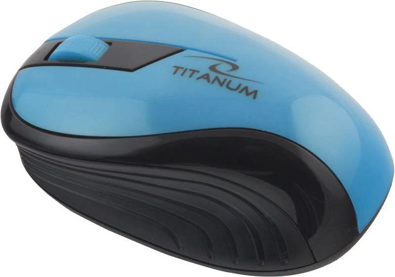TITANUM Optinė belaidė pelė TM114T RAINBOW TURQUOISE