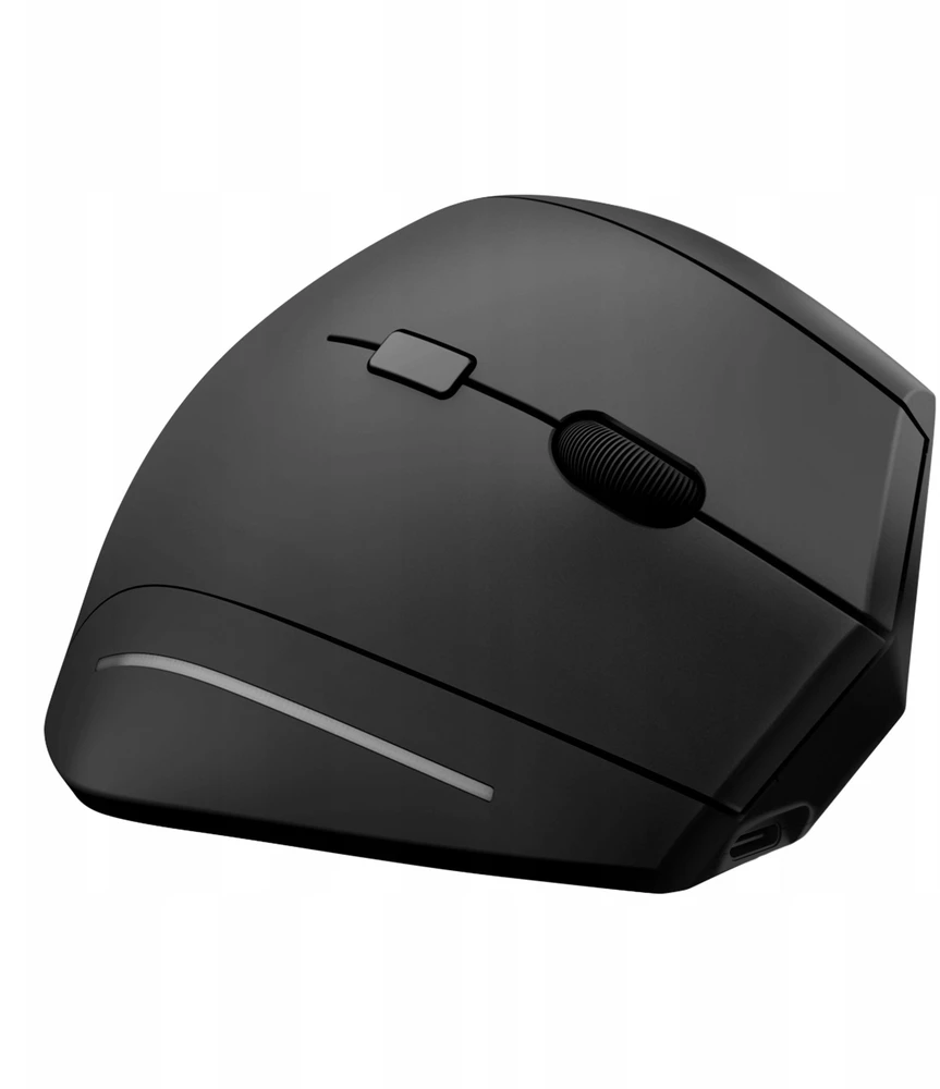TnB pelė T"nb vertikali belaidė ergonomiška „Bluetooth“ ir USB-A įkraunama / ergo / Mwergovbtr juoda (SB11812)