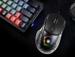 Pelė Myszka žaidimams Tracer GameZone NEON su laidu 12400 dpi optinė juoda